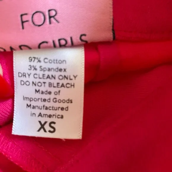 NWT Vixen Hot Pink Cigarette Pants - Picture 3 of 3